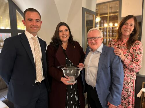 Moloney Award 2025 Dr Isabel Olegario and Paddy Crotty (12)